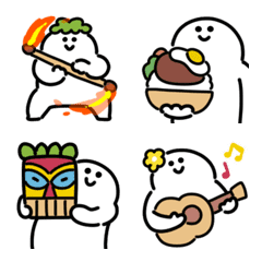 にっこりハワイ 動く絵文字