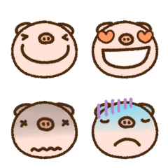 yuko's pig (simple) Emoji