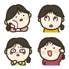 Ha-chan emojis that you can use forever