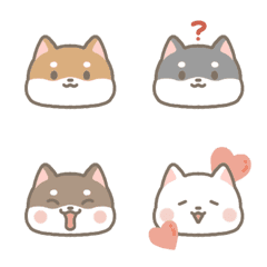 Four Shiba Inu emoji