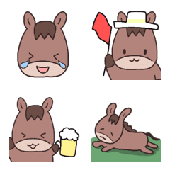 Racing horce emoji vol.3 by warabi