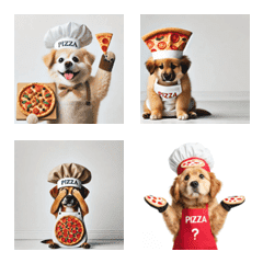 Pizza Dog Emoji