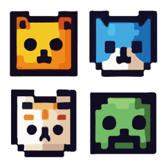 Fuzzy pixel characters2