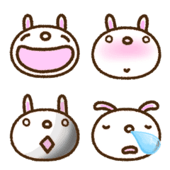 yuko's rabbit (simple) Emoji