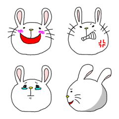 อิโมจิไลน์ emotion rabbit