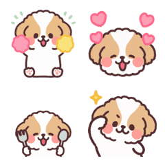 fluffy shih tzu anime