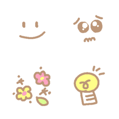 simple brown emoji2