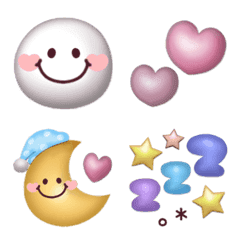 Plump and colorful, Cute emoji