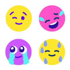 animated emotional Emoji set lumicolor