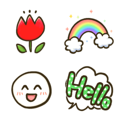 simple cute happy emoji