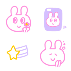 emotional pink rabbit