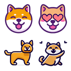 "SHIBA INU" Kawaii Emoji