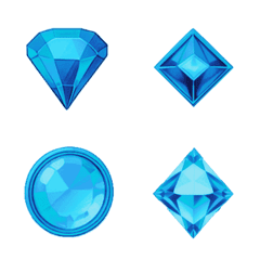 Shining gems collection(sky blue)