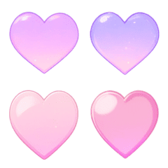 Jelly heart pastel Emoji