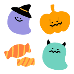 Kawaii Halloween Emoji :3