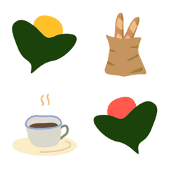 Bread, Coffee, Flowers, Plants(animated)