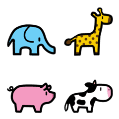 Cute and Simple Animal Emoji by K2C