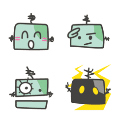 simple and cute robot Emoji