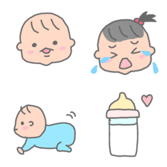 baby Emoji love love