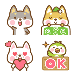 Shiba Dogs Simple Emoji 2