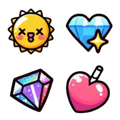 assorted colorful hearts01