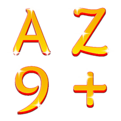 Alphabet yellow red animation emoji