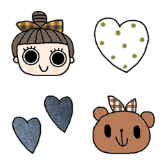 (Various emoji 802adult cute simple)fix