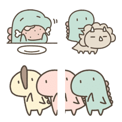 Cute Dinosaurs -No character-