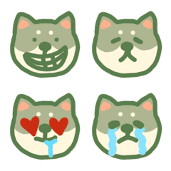 Shiba Inu Fortune(fog gray green)