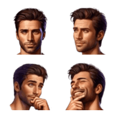 Real Handsome Man Emoji