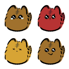 Persian cats chinchilla golden Emoji