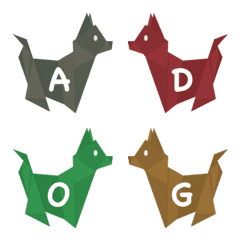 Origami Dog Alphabet