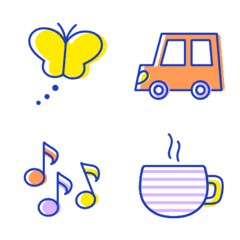 Easy to use casual emoji 32