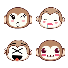 Baby Monkey Adventures (Emoji) Ver5