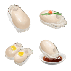 Oyster sushi