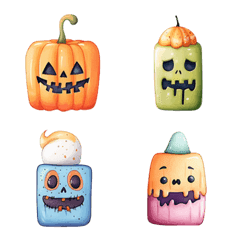 Emoji - Cute Halloween Icon1