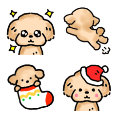 Love toy poodle Emoji2