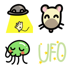 Space rat and Alien