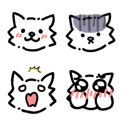 Spiky cat emoji