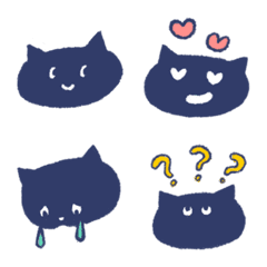 Black cat's simple Emoji