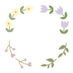 Cute Flowers and Plants (frame) 4