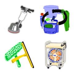 Small sticker for cleaning professionals