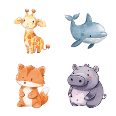 A collection of cute animals