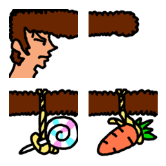 モコモコと絵文字