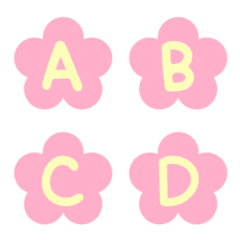 Pink Flower V.1 [A-Z] [0-9]