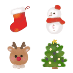 Christmas colorful Emojis