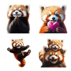 red panda meme emoji