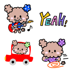 emotional toy poodle moving Emoji