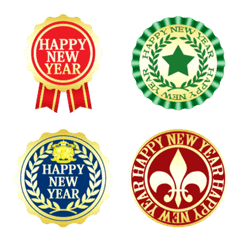 Gold sticker (New Year) Resale