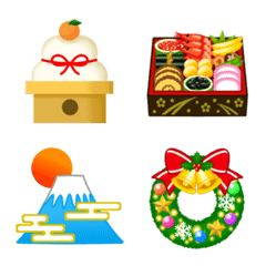 Xmas & Japanese New Year_Animated Emoji